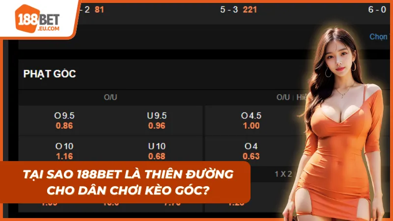 Bảng kèo rõ nét của 188BET dễ soi chính xác từng góc
